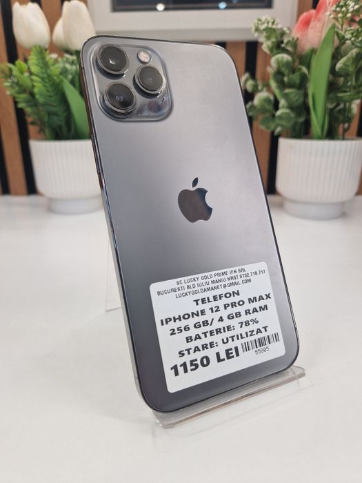 Iphone 12 Pro Max 256GB / 4GB RAM 78% Baterie Garantie! #55805