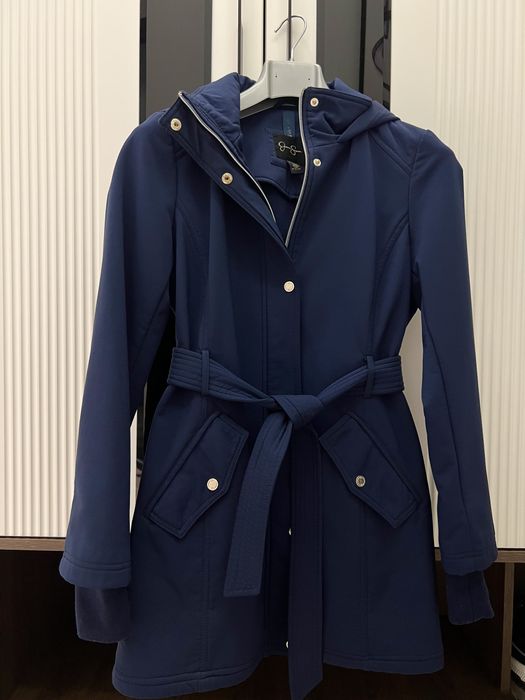 Полутренч с капюшоном