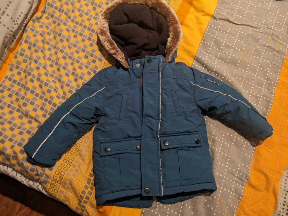 Много дебело зимно детско яке размер 24-36 месеца 2-3 години ватирано