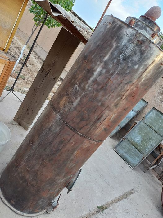 Котёл для отопления из нержавейки (советский)