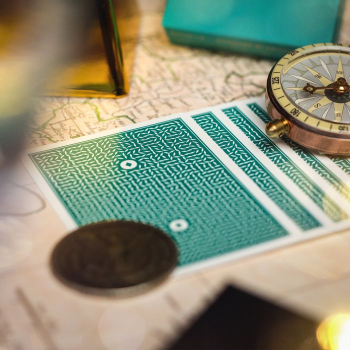 Carti de joc sau magie DMC Elites V5 Lagoon - Phantom Finish