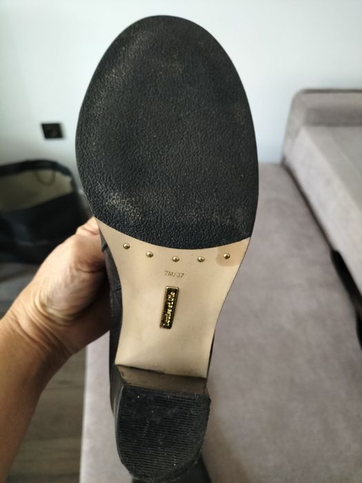 Сапоги женские кожанные