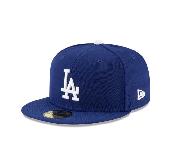 Шапка с права козирка New Era LA Los Angeles Dodgers,