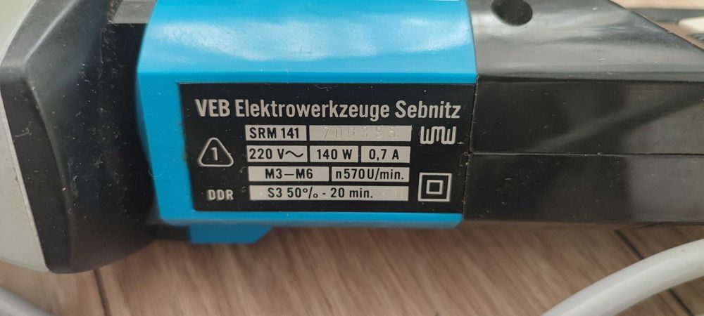 Електрическа реверсивна отвертка SRM 141" Smalcalda DDR"