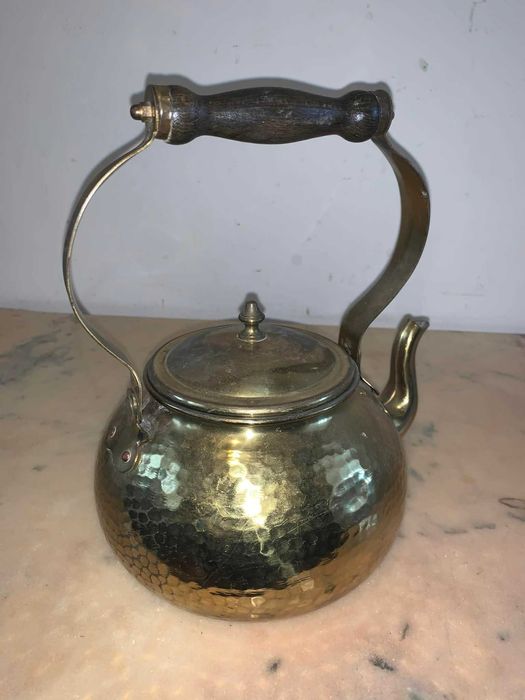 Cainic cu maner din lemn din alama