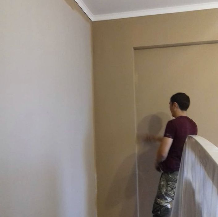 Покраска стен от 400тг кв/м