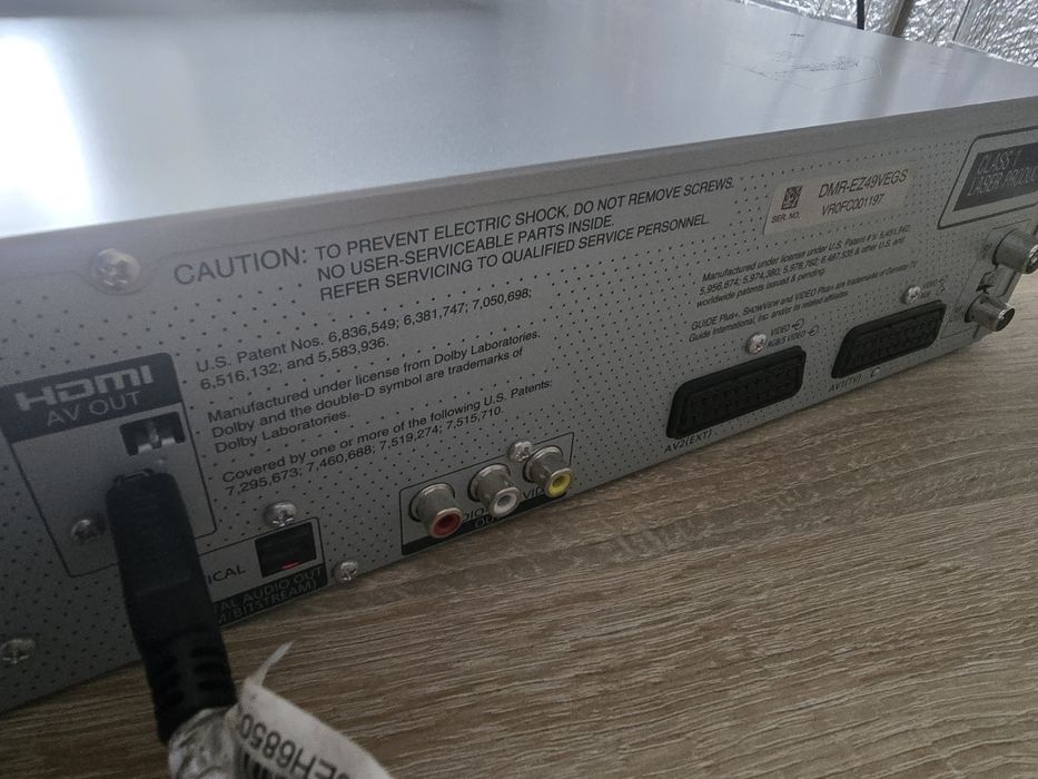 Combo Panasonic DMR-EZ49V – DVD Recorder & VCR VHS – Digitalizare Casete