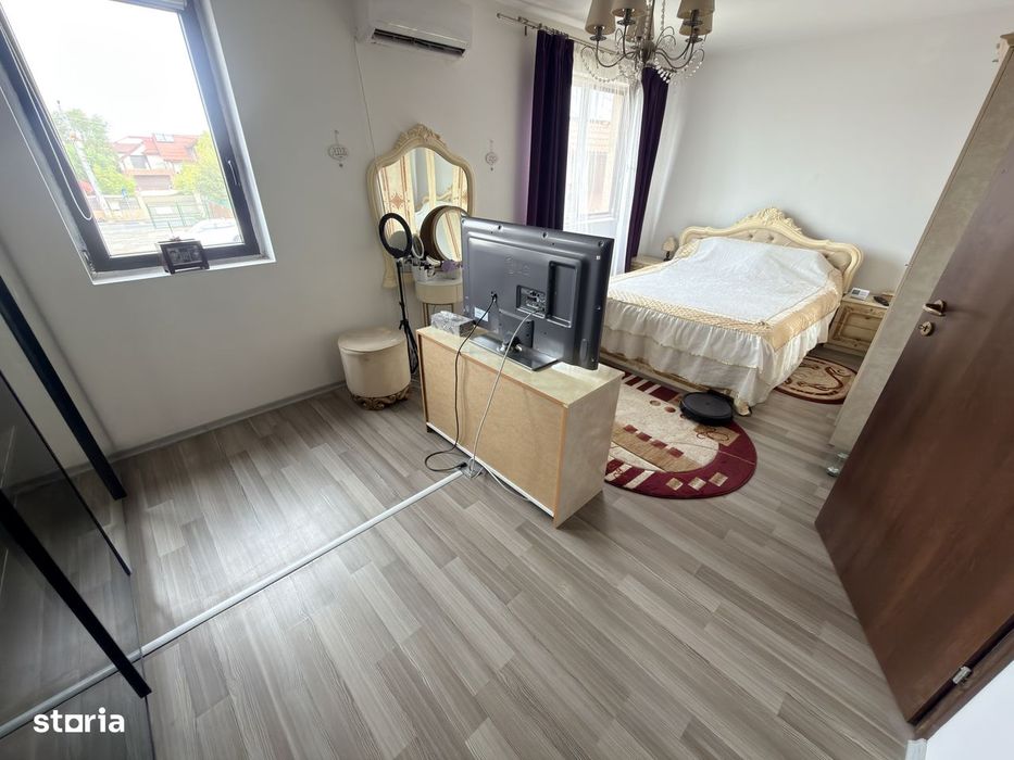 Casă tip capăt înșiruit – P+1+M, 4 camere – semi-mobilată și utilată