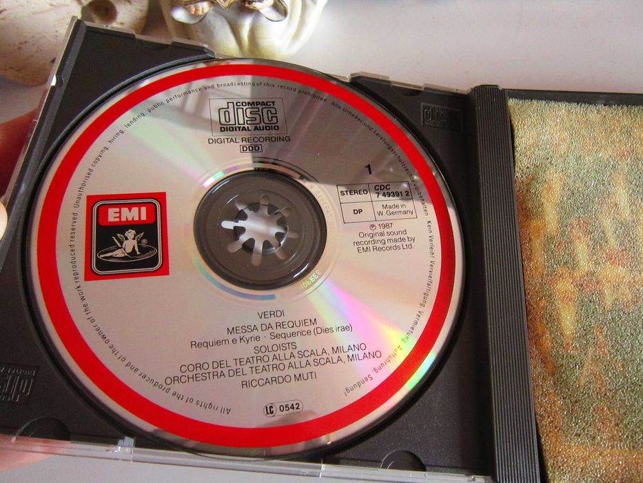 cadou rar cd Messa Da Requiem Verdi -Pavarotti R.Muti Germany 1987