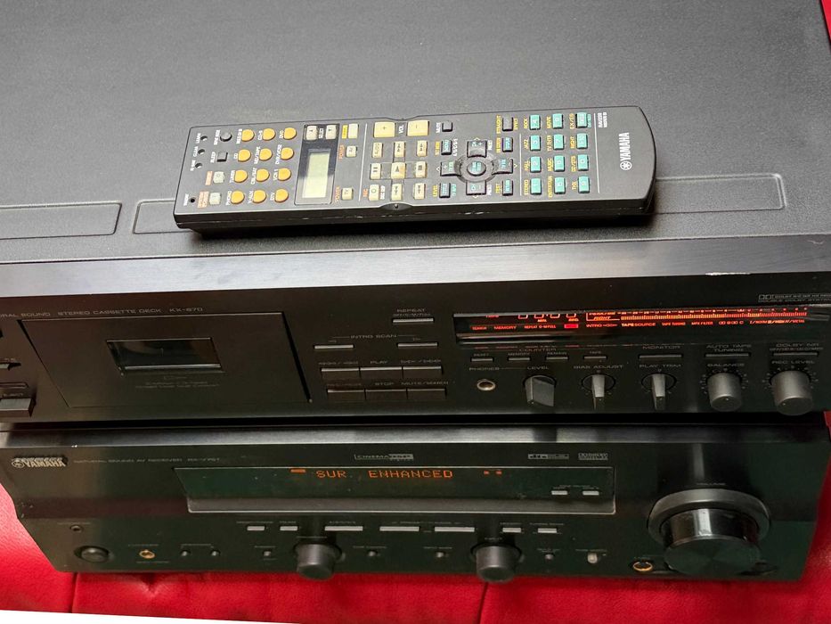 Receiver Yamaha RXV 757 si Deck KX 670