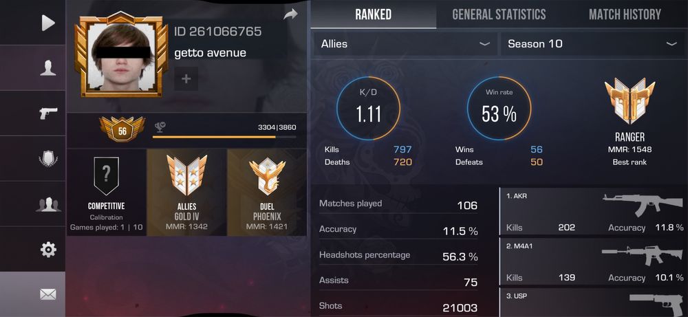 Аккаунт standoff2