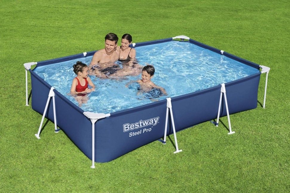 Piscina cadru metalic Bestway,dreptunghi,300×201×66 cm