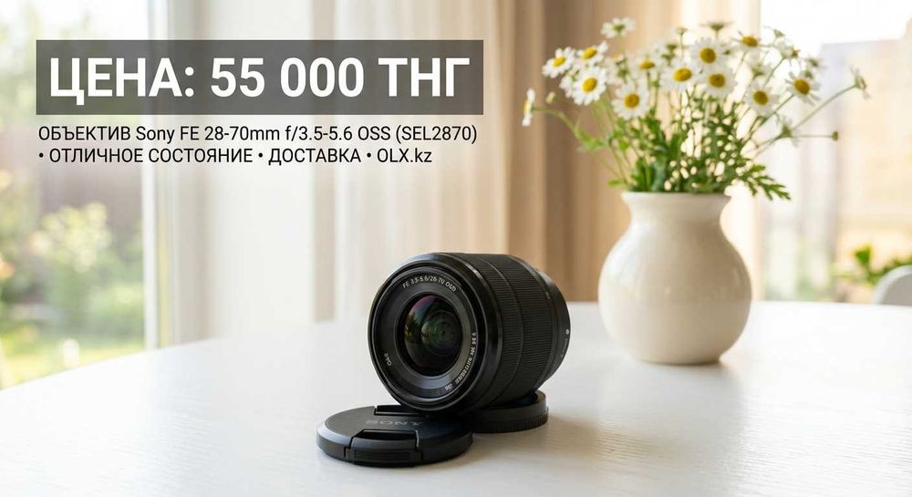 Объектив Sony FE 28-70, 3.5-5.6