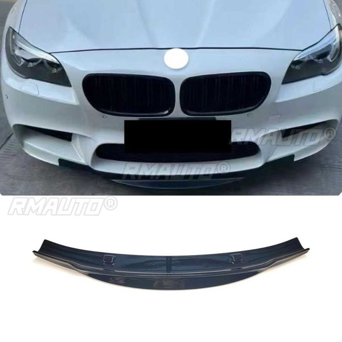 Lip splitter bară față BMW F10 M5 RKP Style negru lucios