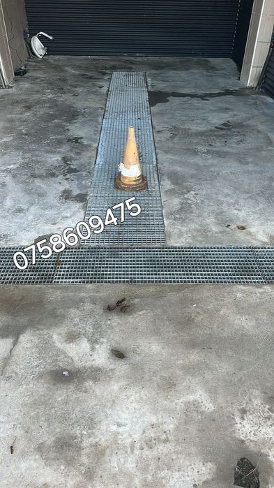 Grilaje-trepte zincate 70x200