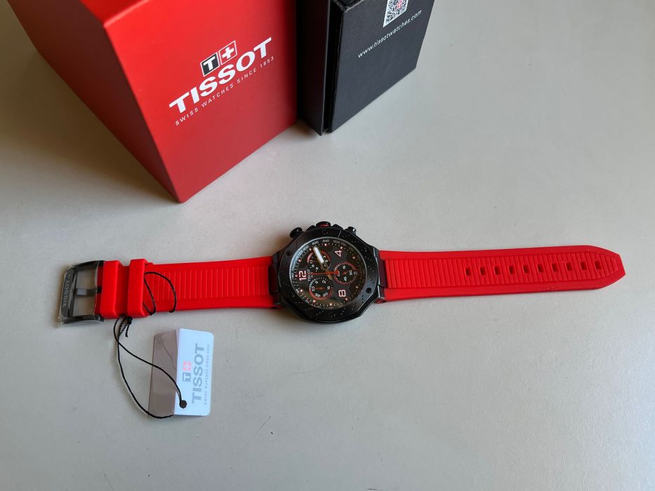 Ceas Tissot T-Race Quartz Chronograph Black & Red