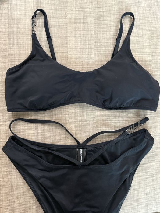 Черен бански Karl Lagerfeld M/L