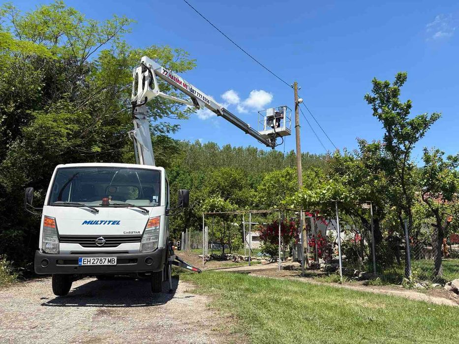 услуги със – самосвал, мини багер, автовишка, бус, подемник - хаспел