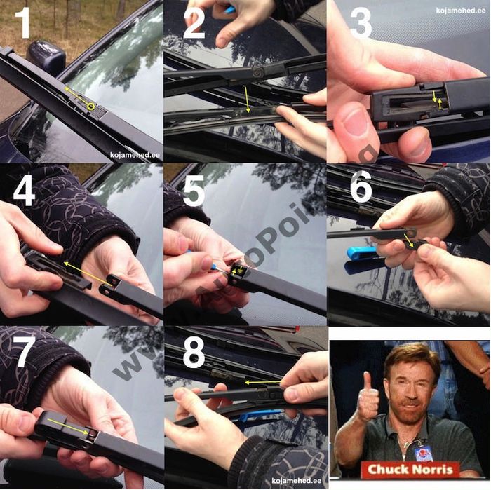 Чистачки BMW E39 банан