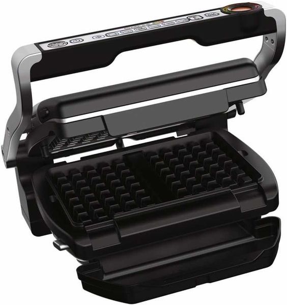Нови Плочи за Гофрети х 2 и Черпак Tefal Optigrill XA724810, 2 години Гаранция, Незалепващо Покритие