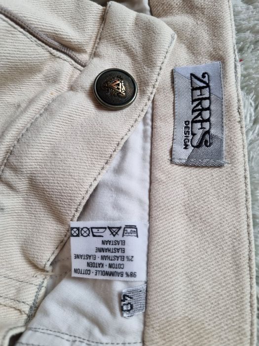 Blugi crem, marimea 40 (M-L)