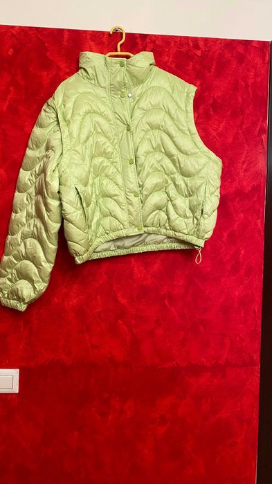 Geaca /vesta verde fosforescent XL pentru iarna Edited