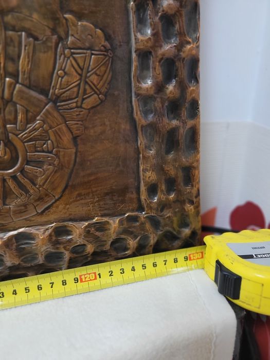 Медна картина пано 130х40 НАМАЛЕНА