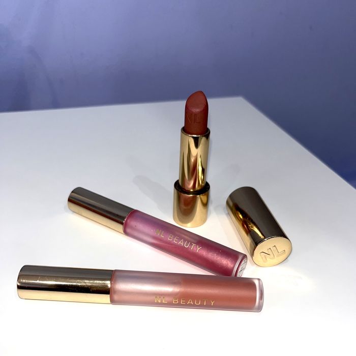 Лот 2 гланца и червило NL beauty