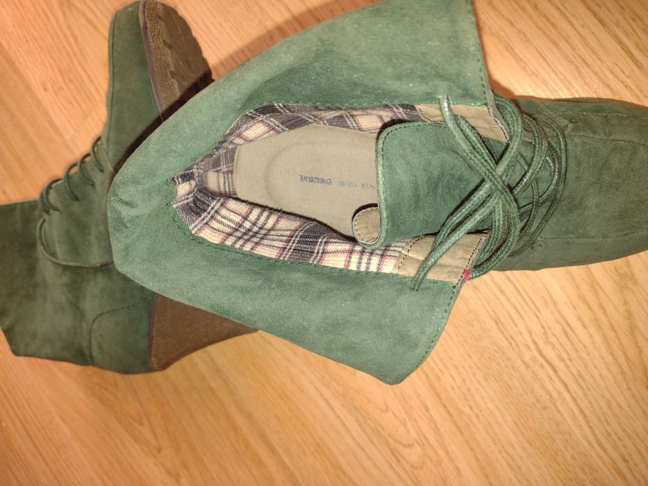 Botine verzi scurte!