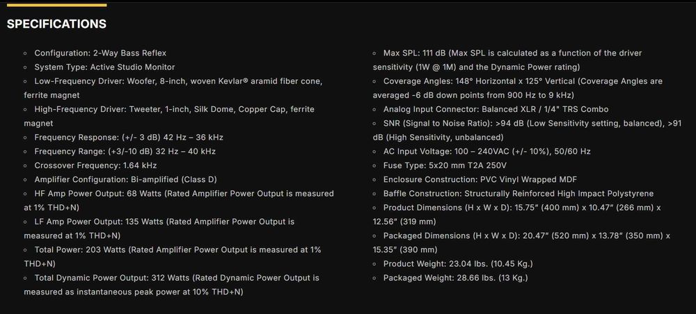 Boxe monitor studio KRK Rokit RP8 G5 2x203W RMS noi cu 2 ani garantie!