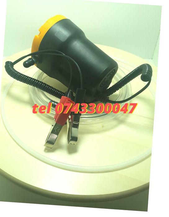 Dispozitiv Pompare Electrica Dedicat Pentru Ulei Vehicul 12V 60W Pentru Transfer Orice Lichid Tehnice Alimentare 12V Auto Cu Specificatii Conform Tit
