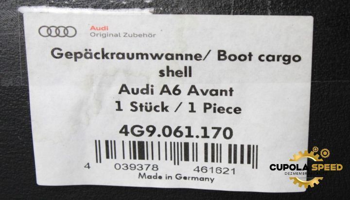 Tavita portbgaj Audi 4G9061170 OE - Produs Nou Audi RS 6 C7 [facelift