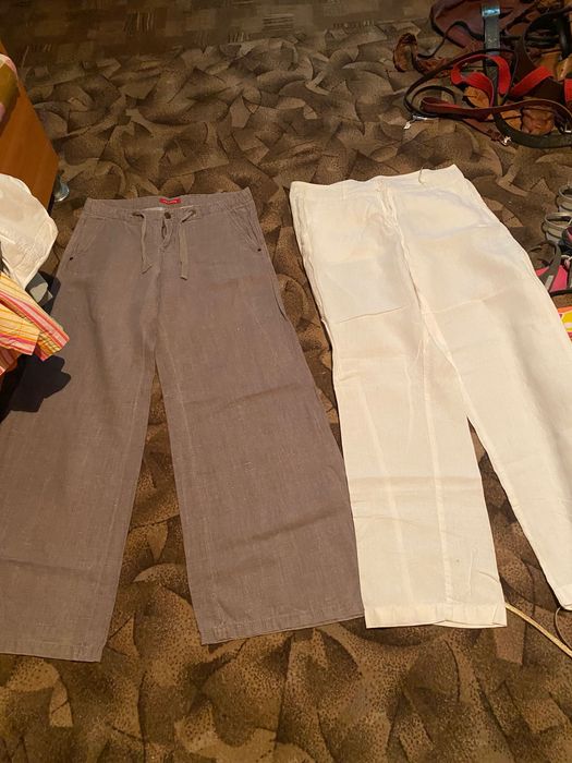Брюки лён и штапель