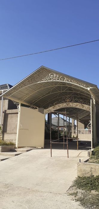 Хайтек навес 6000т сварочные работы