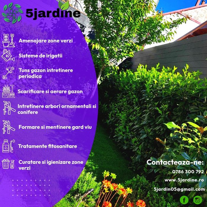 Gazon/ Sisteme de irigatii/Amenajari-Intretinere gradini/ Voluntari/Pipera/Otopeni