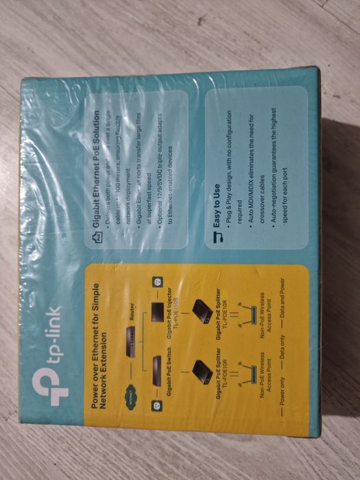 POE Injector TP-Link TL-POE150S si Splitter TL-POE10R