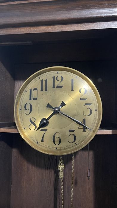 Ceas pendulă de podea Germania 2 metri – mecanic – lemn masiv – vintage