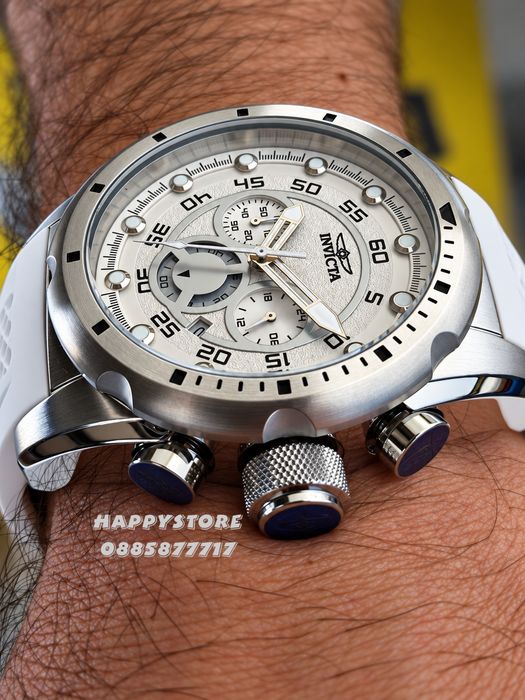 INVICTA Nacrite white 50 mm, Инвикта нов мъжки часовник