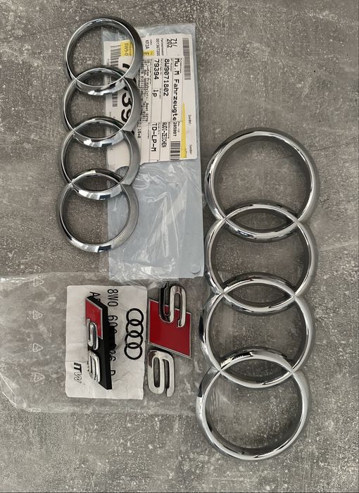 Original emblema Audi S6