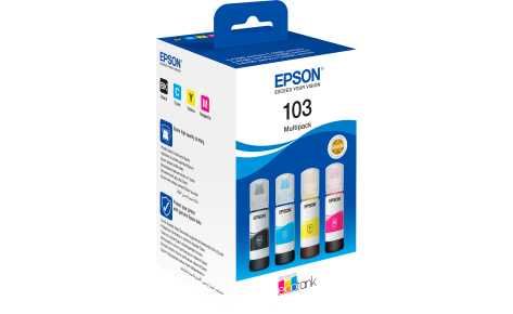 ОРИГИНАЛ Комплект Набор Чернил Epson EcoTank 103 C13T00S64A