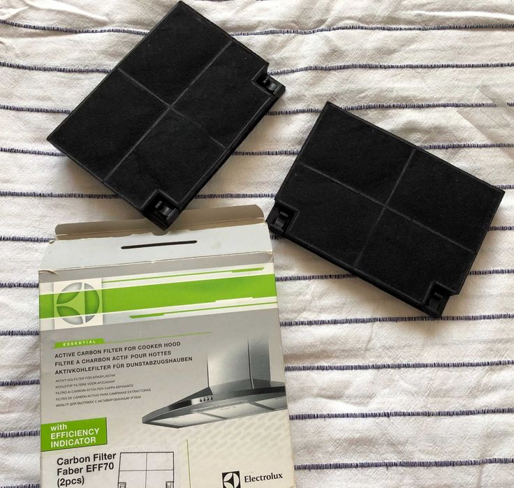 Filtre hota carbon Electrolux Faber EFF70 dimens 195x139mm - 2 buc