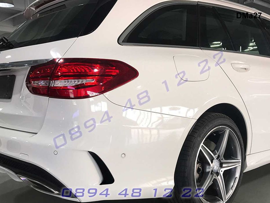 Тунинг Добавка Спойлер Задна Броня Mercedes AMG C W205 Мерцедес В205 Ц