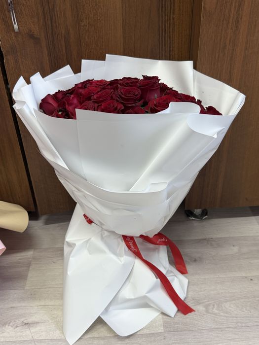 Цветы красный роза