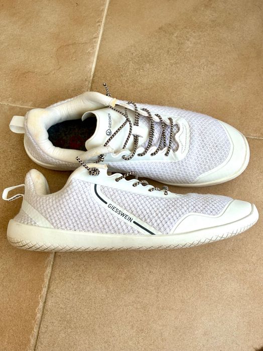 Боси обувки Barefoot Giesswein Бели Мрежисти 24.5 24.7