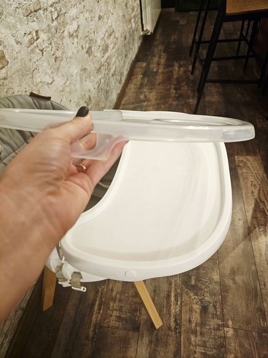 Scaun de masă Chipolino Rotto 3-în-1 Platinum