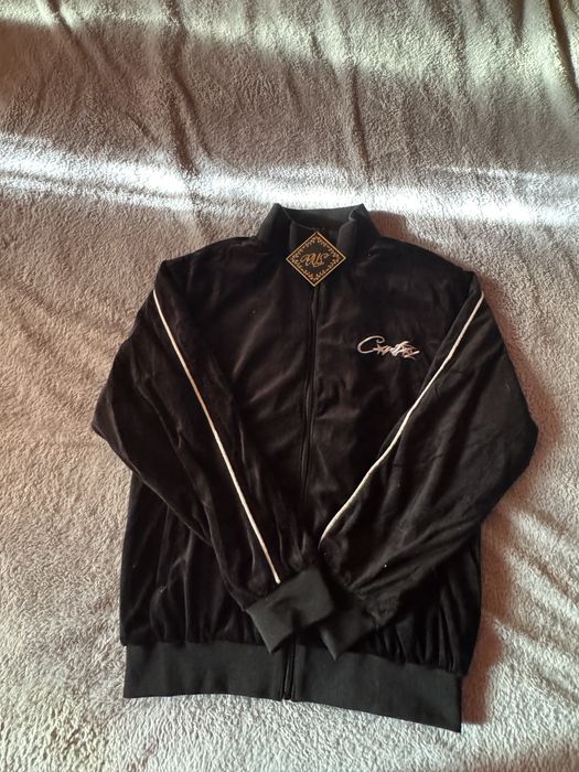 Corteiz яке /zip up - черно