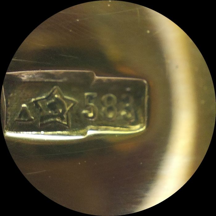 Советский перстень 583 пробы