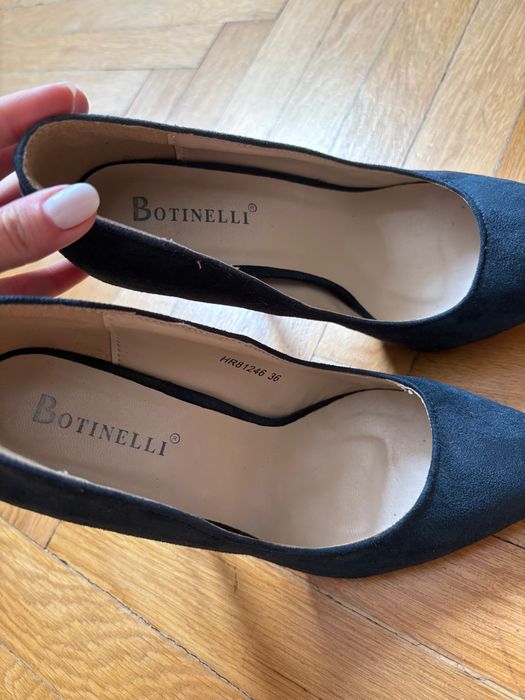 Pantofi Botinelli cu toc 12 cm