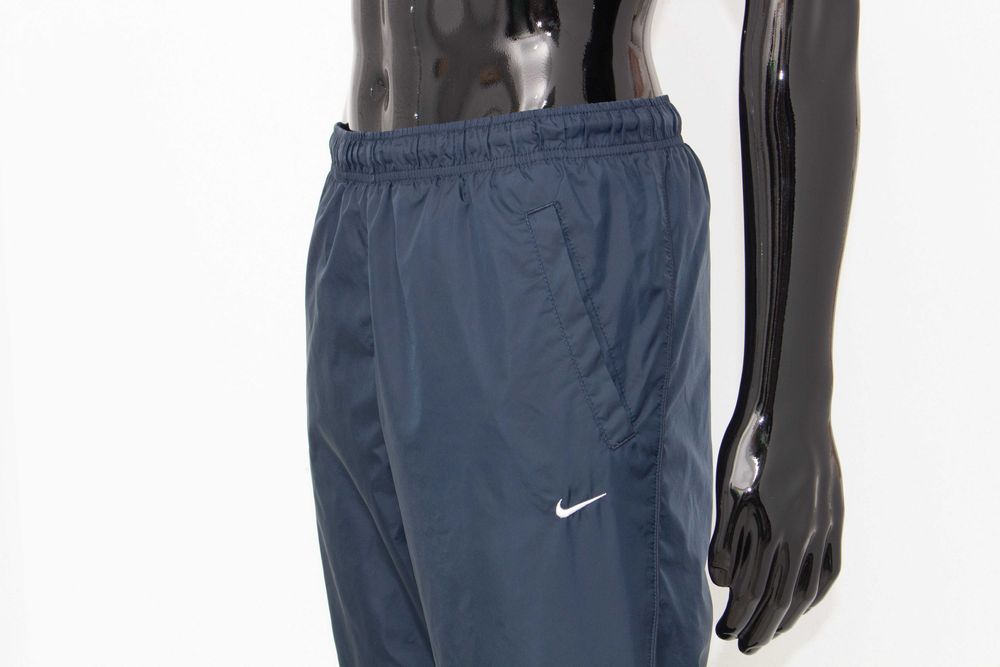 Nike оригинален мъжки панталон синя долница винтидж S