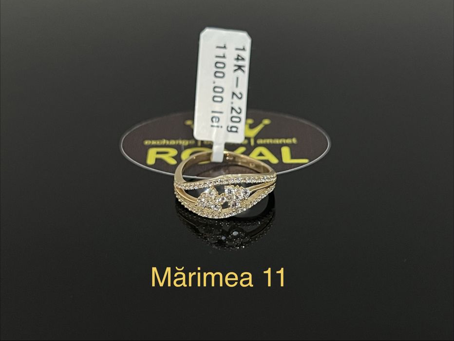Bijuteria Royal CB : Inel dama aur nou 14k 2,20gr